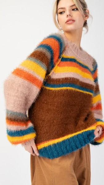 Josie Multi Color Knit Sweater