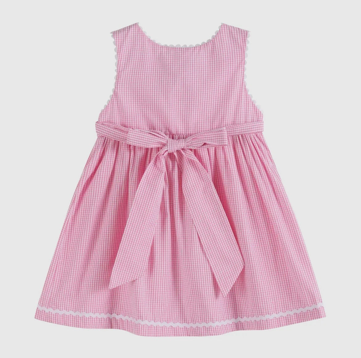 Lil Cactus Pink Gingham Bunny Family Dress