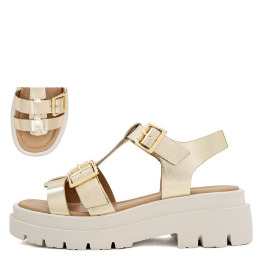 Soda Gold Sandal