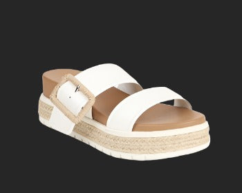 Mia Kenzy White Sandal